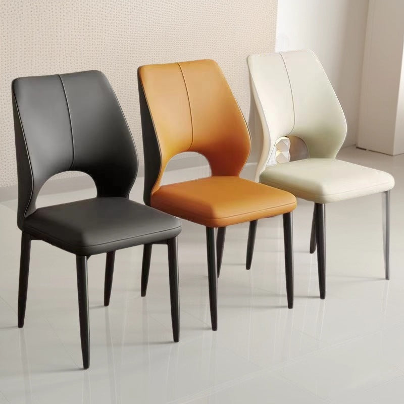 Modern home backrest chair casual minimalist stool nordic light luxury dining chair restaurant hotel dining chair thickened dining table chair