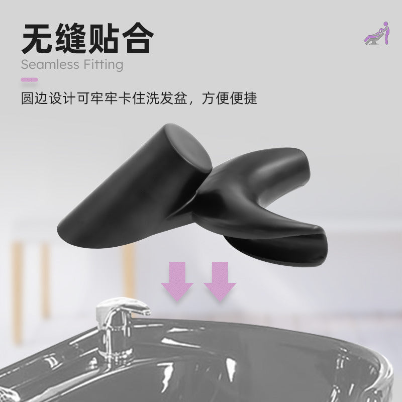 Barber shop hair neck pillow U-shaped pad non-slip silicone shampoo pad hair salon special shampoo bed universal pillow