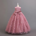 European and american style little princess cross-border children's dress, high-end tulle skirt, girls' wedding dress, banquet princess dress, piano recital evening gown