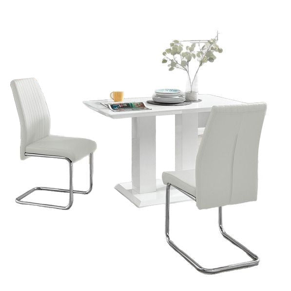 Glass dining table dining tableaccessible luxuryclassy small apartment 4-person table modern casual dining table and chairs