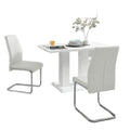 Glass dining table dining tableaccessible luxuryclassy small apartment 4-person table modern casual dining table and chairs