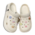 2024 new eva clogs summer women's outdoor thick-soled beach sandals "stomping on shit" comfort non-slip girls' slippers wholesale