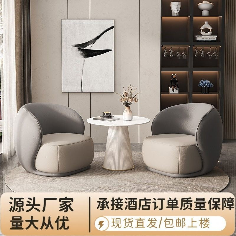 Nordic negotiation table and chair combination hotel sales office shopping mall reception lounge casualfor home balcony small sofa coffee table