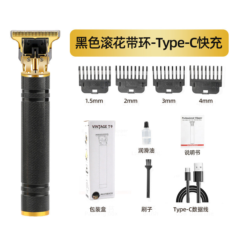 electric hairdresser, bald head, hair salon, electric clipper, carving, for home fast charging hair clipper