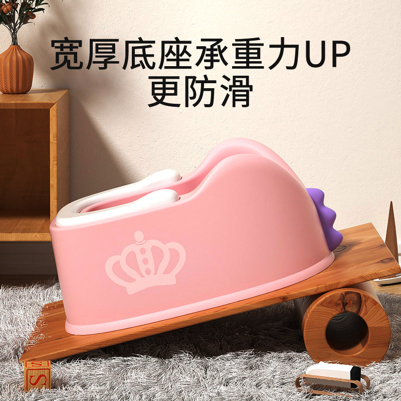 Kids' potty training wash basin - baby plastic girl's toilet training seat - infant squatting wash basin for gentle cleansing