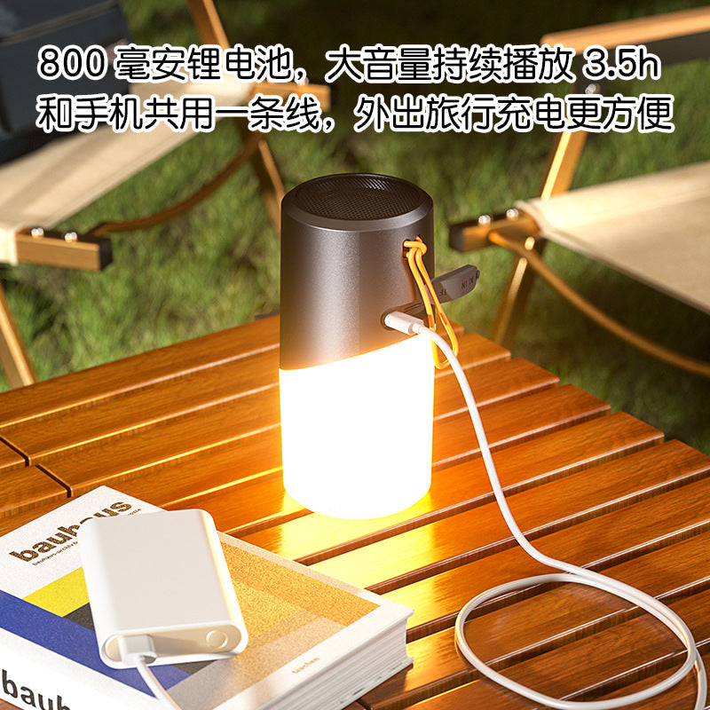 Ebs-705 wireless bluetooth speaker with rgb lighting - portable, waterproof mini speaker with ambient lighting, gift card slot