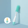 3-in-1 silicone bottle brush multifunctional detachable nipple brush baby bottle washing cup cleaning brush silicone brush