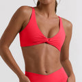 【clearance - no returns or exchanges】criss-cross back tank top sports bra for running, fitness, yoga - women's activewear