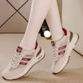 2025 spring/summer new mesh breathable plus size women's flat casual shoes versatile sneakers athletic running shoes for women