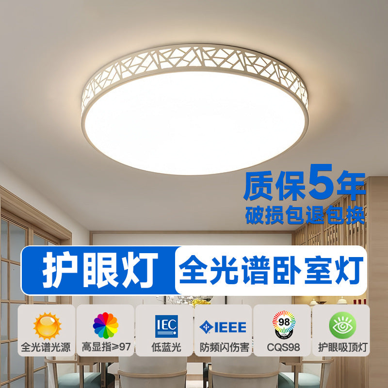 LED ceiling light modern simple atmosphere home living room lighting 2024 new hall chandelier bedroom lighting