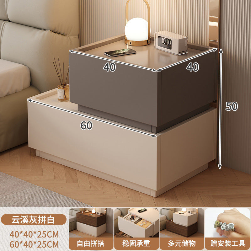 Bedside table for home italian normcore storage storage free combination cabinet popular sofa side table bedroom bedside table