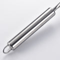 Stainless steel manual grid potato masher - hanging design - perfect for mashed potatoes, sweet potatoes, and baby food - kitchen gadget