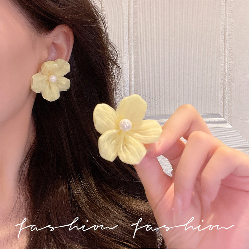 Super fairy elegantsweet purple flower earrings for women popularclassysense small fresh earrings stylisheasiest for match earrings