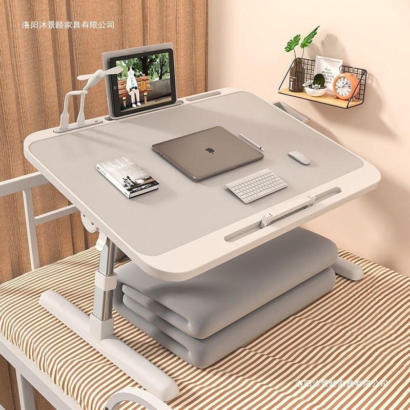 Dormitory foldable desk adjustable table bed small table bay window small table dormitory student for home lazy computer desk