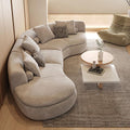 Arc-shaped sofa, living room, accessible luxury, modern designer, popular hotel, beauty salon, lobby, rest area, reception
