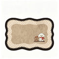 Diatom mud bathroom floor mat door absorbent quick-drying for home bathroom toilet foot mat medieval style wash basin non-slip