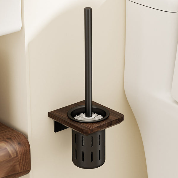 Walnut toilet brush No dead ends Household wall-mounted toilet Bathroom toilet brush Cleaning set Artifact