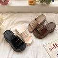 New women's platform sandals - summer fashion high heel slides, wedge heel slippers, and flip-flops for women