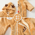 infant thickened romper winter baby crawling suit animal design thick jumpsuit baby clothes