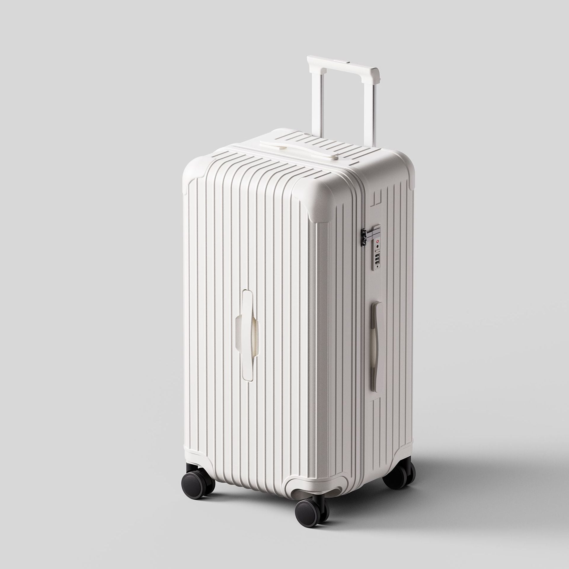 Large capacity 37-point trolley case 30-inch suitcase Thickened suitcase Anti-drop explosion-proof password box Wrapped leather box