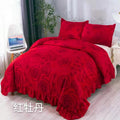 Korean style lace duvet cover, king size 220*240cm, princess duvet cover, student dorm single duvet cover, cartoon wedding bedding