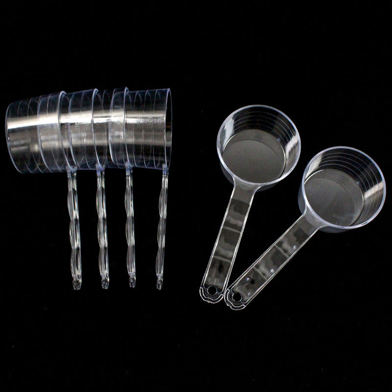 Individually wrapped 50ml ps plastic measuring spoons - ideal for mask powder, feed, fertilizer, laundry detergent, and water (50g capacity)