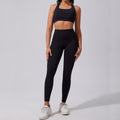 new women's activewear set - stretchy, breathable workout outfit - cloud-like running & yoga set