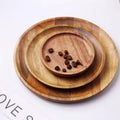acacia wood tray - household kitchen fruit, vegetable, bread, and deli food sorting tray - suitable for kitchens and restaurants