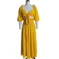 D220   summer chest wrap strap tops loose pants plus size european and american two-piece set casual cross-border suit