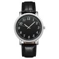 2021 wish cross-border couple's round watch, quartz watch for men and women, student gift, wholesale cross-border hot seller