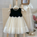 Girls' dress -  summer new arrival: stylish bowknot tank dress, princess style