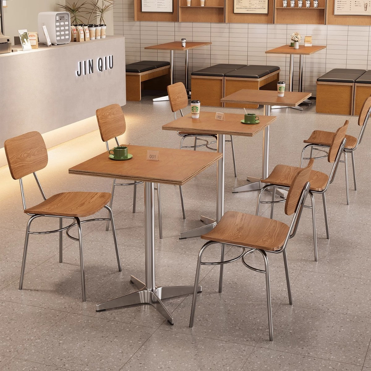 Customized factory direct sales wholesale industrial style coffee shop tables and chairs leisure afternoon tea restaurant Internet celebrity milk tea shop tables and chairs
