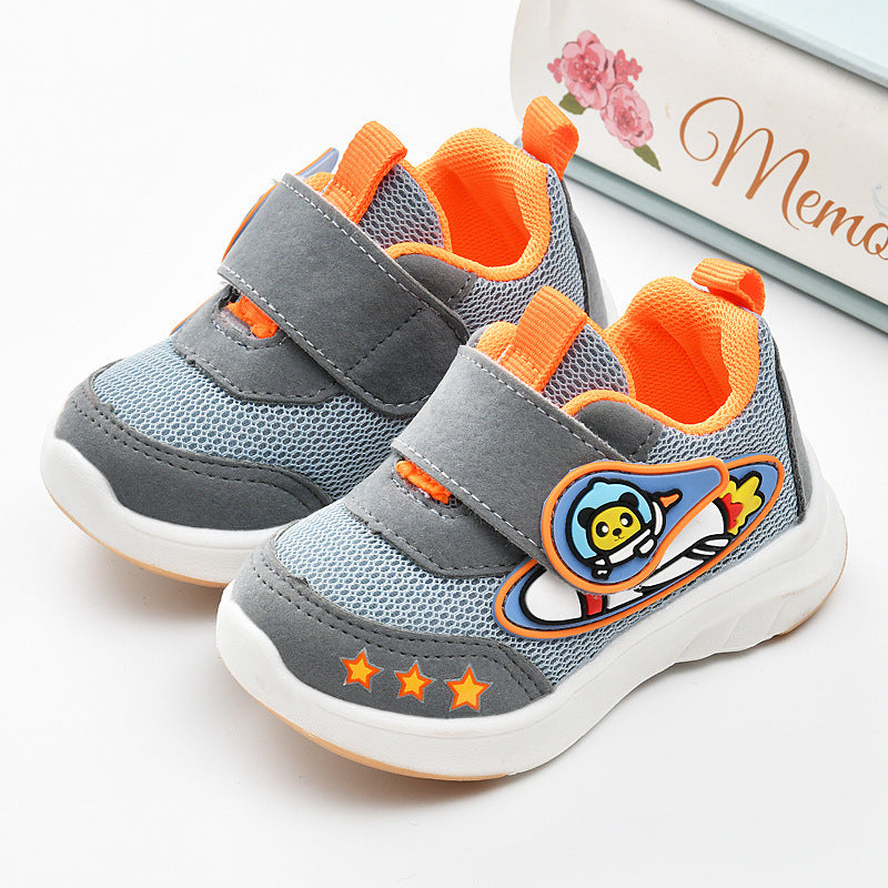 Baby toddler shoes for boys, spring and autumn, ages 0-1 to 3 years, functional shoes, infant shoes, soft sole baby shoes for girls