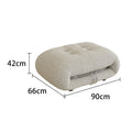 Sofa wabi-sabi style creative lazy sofa for home living room cashmere steel teeth bedroom hippopotamus single sofa chair