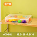 Plastic box with lid Rectangle Lego building block storage Organizing box Children's toys Transparent plastic storage box