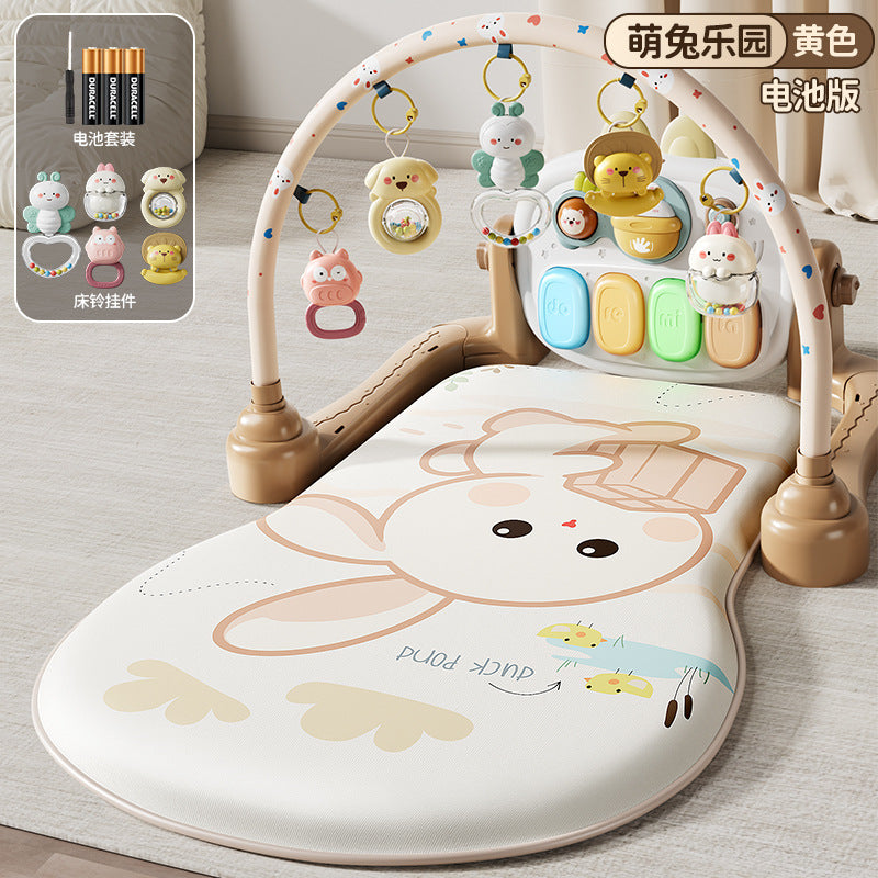 Baby toy foot pedal piano gym activity center for newborns and infants (0-1 year olds, 6 months+), educational musical early learning gift