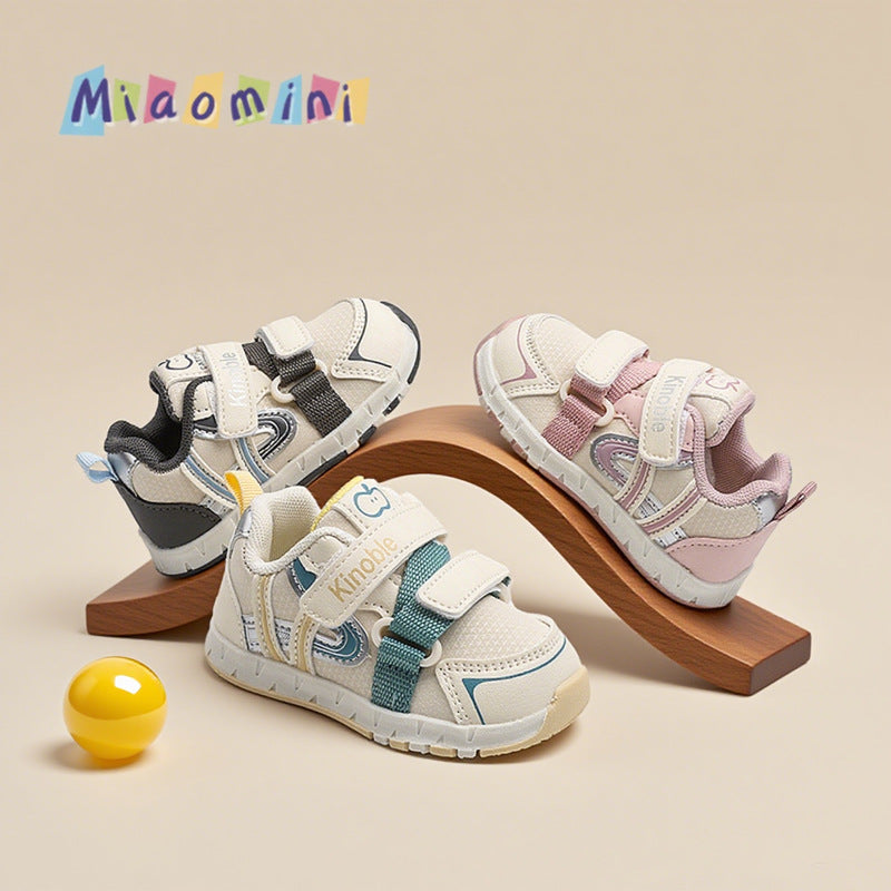 autumn new arrivals: soft-soled walking shoes for toddlers (ages 1-3) - waterproof leather sneakers for baby boys and girls