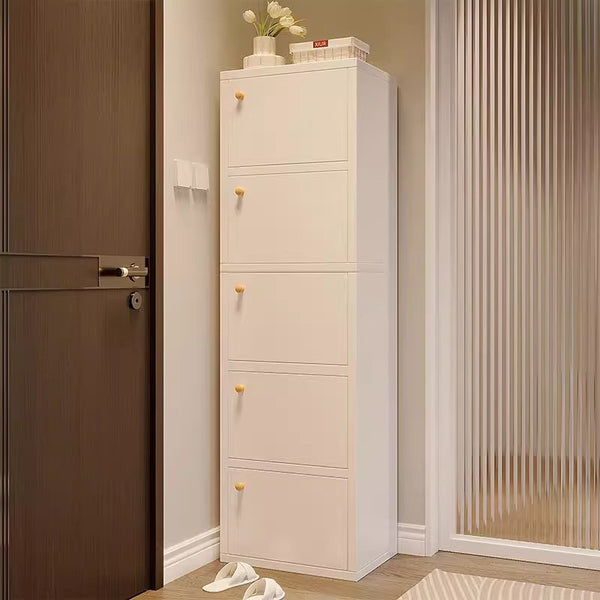 Shoe cabinet small narrow door entry indoor shoe cabinet integrated against the wall 2025 new entrance cabinet corridor simple shoe rack