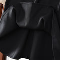 Girls' dress - new autumn collection, trendy & popular, mid-to-large size, two-piece look, midi dress, school style for girls