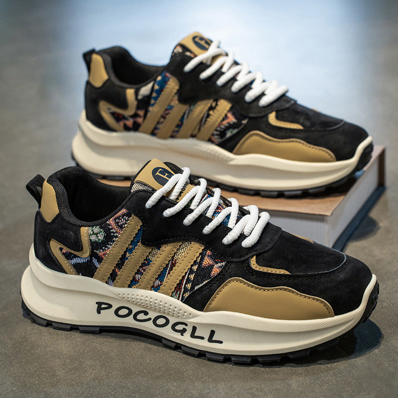 Men's winter 2025 new arrivals: versatile running & casual breathable sneakers - youth soft sole, anti-slip, dad shoes, trendy footwear