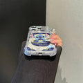 Suitable for apple 17promax mobile phone case blueberry planet stitch airbag transparent case iphone18 soft case 15