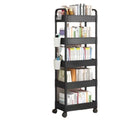 Multi-tier rolling cart organizer - kitchen, bathroom, and baby essentials storage rack - freestanding, fits narrow spaces and corners