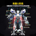 Toy 5 car robot king kong optimus prime model figure bumblebee kids 4 boys authentic puzzle