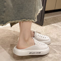 2024new arrivalsummerfashioncut outcasual baotou lazy slippers popularins outdoor beach one-line women's shoes