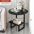 Double-layer negotiation table, living room casual slate coffee table, balcony coffee table, hotel bedroom small round table, tea table, others