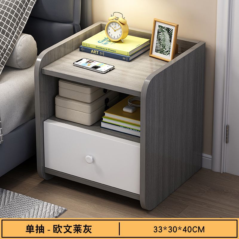 Bedside table small modern casualfor home bedroom bedside table large capacity multi-layer drawer storage cabinet storage cabinet