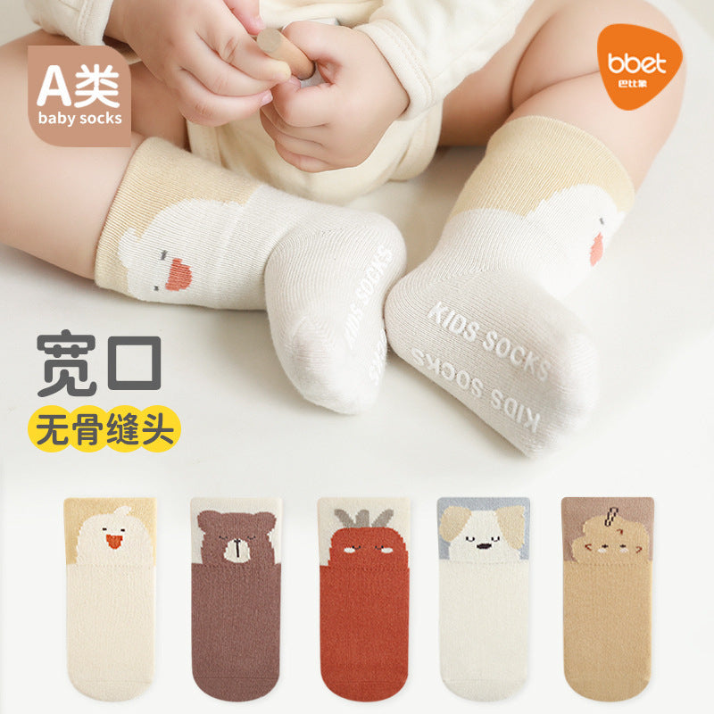 Babylon autumn baby socks newborn boneless wide ribbed legless newborn baby socks cartoon knee socks