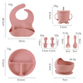 Soft pink 8-piece set (without ears)