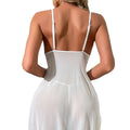Sexy see-through thin nightgown sexy intimateslace see-through suitfashion cross-border supply sexy dress