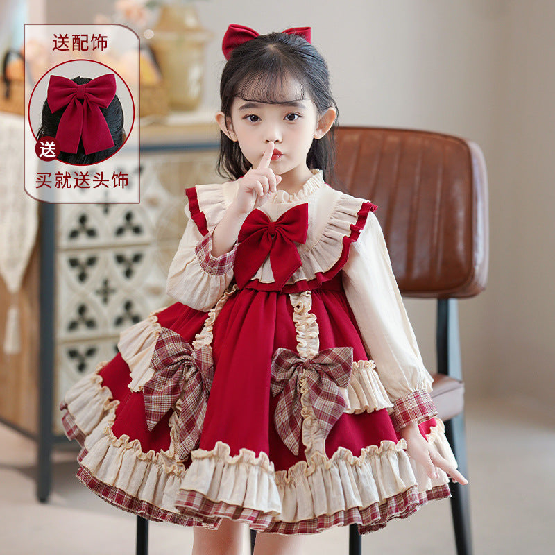 Lolita summer girls' princess dress, new  lolita style children's dress, lolita baby dress